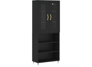 8720845481285 - Vidaxl - Highboard Schwarz 695x34x180 cm Holzwerkstoff Schwarz 8720845481285 - Vidaxl - Highboard Schwarz 695x34x180 cm Holzwerkstoff Schwarz