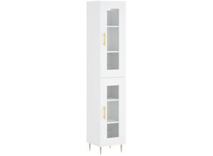 8720845488390 - Highboard，Kommode Weiß 345x34x180 cm Holzwerkstoff vidaXL