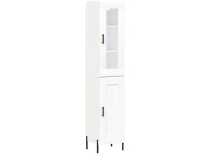 8720845489199 - Highboard，Kommode Weiß 345x34x180 cm Holzwerkstoff vidaXL