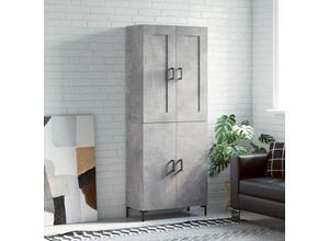 8720845489793 - Bonnevie - HighboardKommode Betongrau 695x34x180 cm Holzwerkstoff vidaXL 8720845489793 - Bonnevie - HighboardKommode Betongrau 695x34x180 cm Holzwerkstoff vidaXL