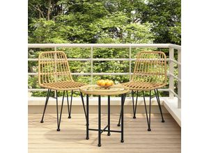 8720845557867 - Bonnevie - Gartenstühle 2 Stk Gartensessel 48x62x84 cm PE-Rattan vidaXL