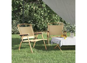 8720845577650 - Bonnevie - Campingstühle 2 Stk Beige 54x43x59 cm Oxford-Gewebe vidaXL105909 8720845577650 - Bonnevie - Campingstühle 2 Stk Beige 54x43x59 cm Oxford-Gewebe vidaXL105909