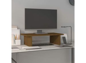 8720845579609 - Bonnevie - Monitorständer Honigbraun 50x27x15 cm Massivholz Kiefer vidaXL168675 8720845579609 - Bonnevie - Monitorständer Honigbraun 50x27x15 cm Massivholz Kiefer vidaXL168675