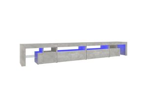 8720845649531 - Vidaxl - TV-Schrank mit LED-Leuchten Betongrau 290x365x40 cm 81778