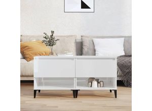 8720845668983 - Bonnevie - Beistelltische 2 Stk Kaffeetisch Hochglanz-Weiß 50x46x50 cm Holzwerkstoff vidaXL 8720845668983 - Bonnevie - Beistelltische 2 Stk Kaffeetisch Hochglanz-Weiß 50x46x50 cm Holzwerkstoff vidaXL