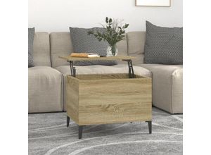 8720845669201 - Bonnevie - Couchtische Kaffeetisch Sonoma-Eiche 60x445x45 cm Holzwerkstoff vidaXL 8720845669201 - Bonnevie - Couchtische Kaffeetisch Sonoma-Eiche 60x445x45 cm Holzwerkstoff vidaXL