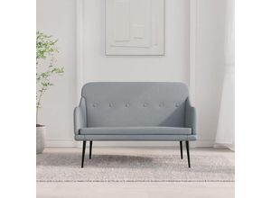 8720845676896 - Bonnevie - Sitzbank Bettbank Hellgrau 110x76x80 cm Stoff vidaXL