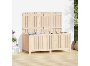 8720845678067 - Bonnevie - GartentruheGartenbox 147x68x64 cm Massivholz Kiefer vidaXL