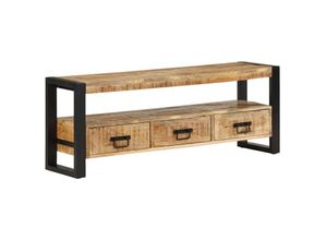 8720845692872 - Bonnevie - TV-SchrankTV-Möbel 120x30x45 cm Massivholz Mango vidaXL