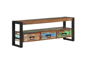 8720845692896 - Bonnevie - TV-SchrankTV-Möbel 120x30x45 cm Altholz Massiv vidaXL