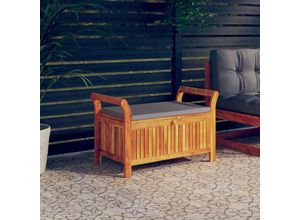 8720845693251 - Bonnevie - Garten-Truhenbank mit Kissen 91 cm Massivholz Akazie vidaXL733693 8720845693251 - Bonnevie - Garten-Truhenbank mit Kissen 91 cm Massivholz Akazie vidaXL733693