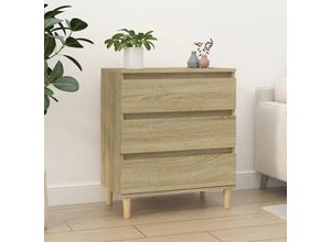 8720845693558 - Bonnevie - SideboardKommode Sonoma-Eiche 60x35x70 cm Holzwerkstoff vidaXL