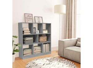 8720845694104 - Bonnevie - BücherregalStandregal Grau Sonoma 975x295x100 cm Holzwerkstoff vidaXL