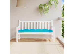 8720845710361 - Bonnevie - Gartenbank-Auflage Ruhebank Türkis 150x50x7 cm Oxford-Gewebe vidaXL