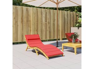 8720845712747 - Bonnevie - Sonnenliegen-AuflageGartenliege Rot 180x60x3 cm Oxford-Gewebe vidaXL 8720845712747 - Bonnevie - Sonnenliegen-AuflageGartenliege Rot 180x60x3 cm Oxford-Gewebe vidaXL