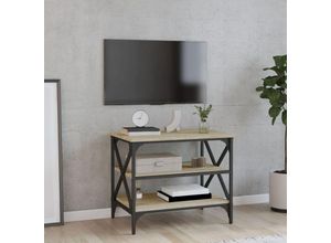 8720845718138 - TV-Schrank，TV-Möbel Sonoma-Eiche 60x40x50 cm Holzwerkstoff vidaXL