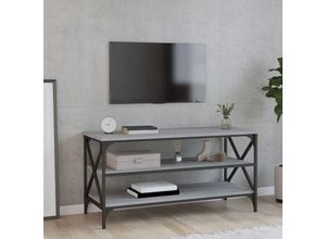 8720845718251 - Bonnevie - TV-SchrankTV-Möbel Grau Sonoma 100x40x50 cm Holzwerkstoff vidaXL