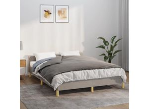 8720845724139 - Bonnevie - GewichtsdeckeGewichtete Decke mit Bezug Grau 135x200 cm 10 kg Stoff vidaXL