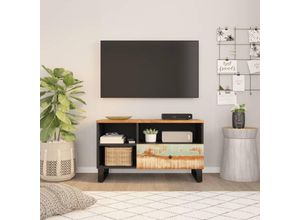 8720845724795 - Bonnevie - TV-SchrankTV-Möbel 80x33x46 cm Altholz Massiv und Holzwerkstoff vidaXL