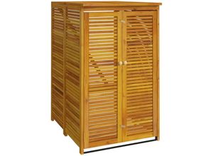 8720845731724 - Vidaxl - Mülltonnenbox für 1 Tonne 70x89x117 cm Massivholz Akazie 107061