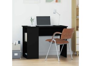 8720845736170 - Bonnevie - ComputertischSchreibtisch Schwarz 100x55x75 cm Holzwerkstoff vidaXL