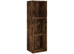 8720845736835 - Bücherschrank TV-Schrank Räuchereiche 36x30x114cm Holzwerkstoff vidaXL - Braun