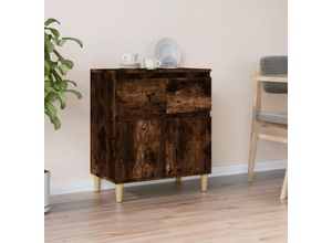 8720845737719 - Bonnevie - SideboardKommode Räuchereiche 60x35x70 cm Holzwerkstoff vidaXL