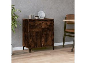 8720845737795 - Bonnevie - SideboardKommode Räuchereiche 60x35x70 cm Holzwerkstoff vidaXL