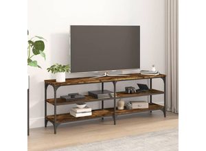 8720845742461 - Bonnevie - TV-SchrankTV-Möbel Räuchereiche 140x30x50 cm Holzwerkstoff vidaXL