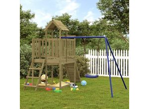8720845756680 - Bonnevie - SpielturmKlettergerüst Imprägniertes Kiefernholz vidaXL