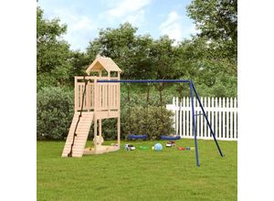 8720845758011 - Bonnevie - SpielturmKlettergerüst Massivholz Kiefer vidaXL