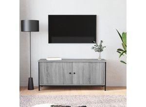 8720845759360 - Bonnevie - TV-SchrankTV-Möbel mit Türen Grau Sonoma 102x35x45 cm Holzwerkstoff vidaXL