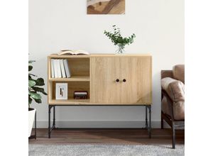 8720845774363 - Sideboard，Kommode Sonoma-Eiche 100x40x795 cm Holzwerkstoff vidaXL