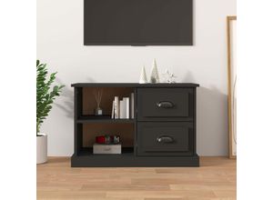 8720845790592 - Bonnevie - TV-SchrankTV-Möbel Schwarz 73x355x475 cm Holzwerkstoff vidaXL