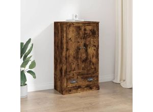 8720845791919 - Bonnevie - HighboardKommode Räuchereiche 60x355x1035 cm Holzwerkstoff vidaXL