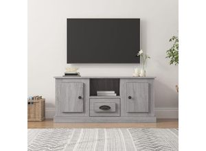 8720845793524 - Bonnevie - TV-SchrankTV-Möbel Grau Sonoma 100x355x45 cm Holzwerkstoff vidaXL