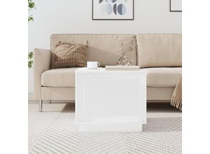 8720845794507 - Bonnevie - Couchtische Kaffeetisch Weiß 51x50x44 cm Holzwerkstoff vidaXL