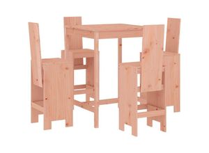 8720845804916 - Vidaxl - 5-tlg Gartenbar-Set Massivholz Douglasie Braun 8720845804916 - Vidaxl - 5-tlg Gartenbar-Set Massivholz Douglasie Braun