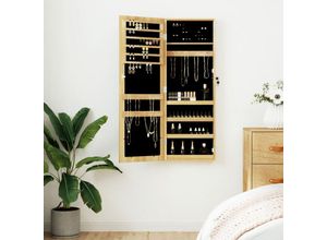 8720845811259 - Bonnevie - Schmuckschrank mit Spiegel Wandmontage 375x10x106 cm vidaXL738546