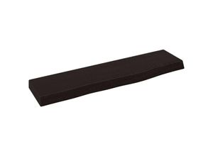 8720845814618 - Wandregal Dunkelbraun 40x10x2 cm Massivholz Eiche Behandelt Vidaxl Braun 8720845814618 - Wandregal Dunkelbraun 40x10x2 cm Massivholz Eiche Behandelt Vidaxl Braun