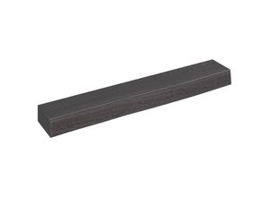 8720845814816 - Bonnevie - Wandregal Wandboard Dunkelgrau 60x10x6 cm Massivholz Eiche Behandelt vidaXL