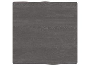 8720845817145 - Bonnevie - TischplatteSchreibtischplatte 40x40x4 cm Massivholz Eiche Behandelt Baumkante vidaXL