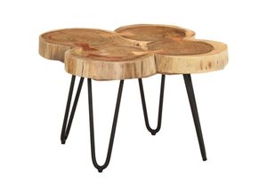 8720845824860 - Bonnevie - Couchtische Kaffeetisch 36 cm 4 Stämme Massivholz Akazie vidaXL