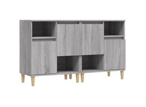 8720845831103 - Vidaxl - Sideboards 2 Stk Grau Sonoma 60x35x70 cm Holzwerkstoff