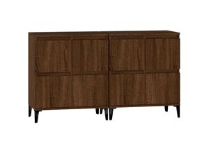 8720845831516 - Vidaxl - Sideboards 2 Stk Braun Eichen-Optik 60x35x70 cm Holzwerkstoff Braun