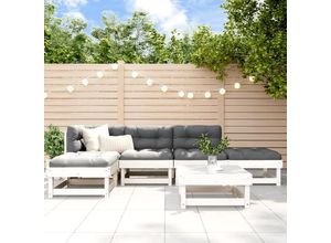 8720845837549 - vidaXL Gartenlounge-Set 6-tlg Garten-Lounge-Set mit Kissen Imprägniertes Kiefer