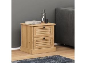 8720845845711 - Nachttisch，Beistelltisch VIGO 42x35x40 cm Massivholz Kiefer vidaXL