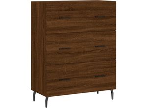 8720845864781 - Vidaxl - Sideboard Braun Eichen-Optik 695x34x90 cm Holzwerkstoff