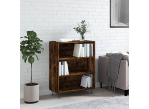 8720845866440 - Bonnevie - BücherregalStandregal Räuchereiche 695x325x90 cm Holzwerkstoff vidaXL