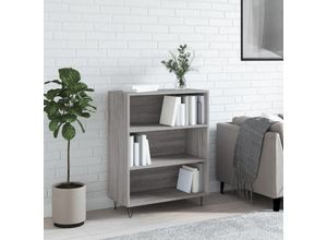 8720845866457 - Bonnevie - BücherregalStandregal Grau Sonoma 695x325x90 cm Holzwerkstoff vidaXL